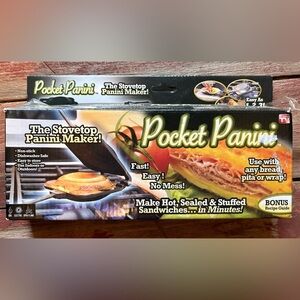 Pocket Panini Stovetop Sandwich Maker